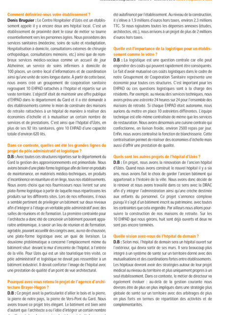 Architecture Hospitalière - Extension du Centre hospitalier d'Uzès par ABH