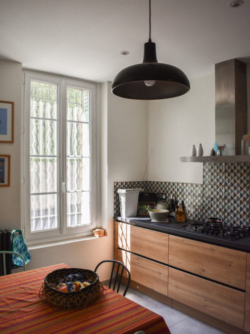 Cuisine - Rénovation d'une maison de ville à Nîmes